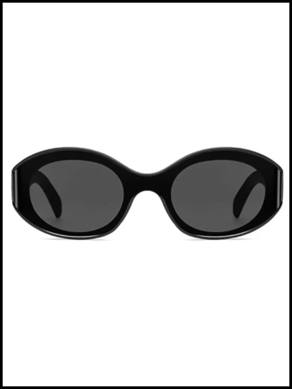 Retro Oval Cat Eye Sunglasses for Women Men UV400 Protection